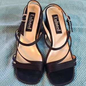 Unlisted Vintage Black High Heel Shoe